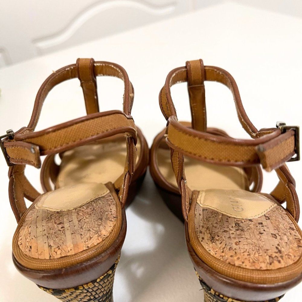 Women's Wedge Platform Sandals Size 8.5M - Picture 6 of 14